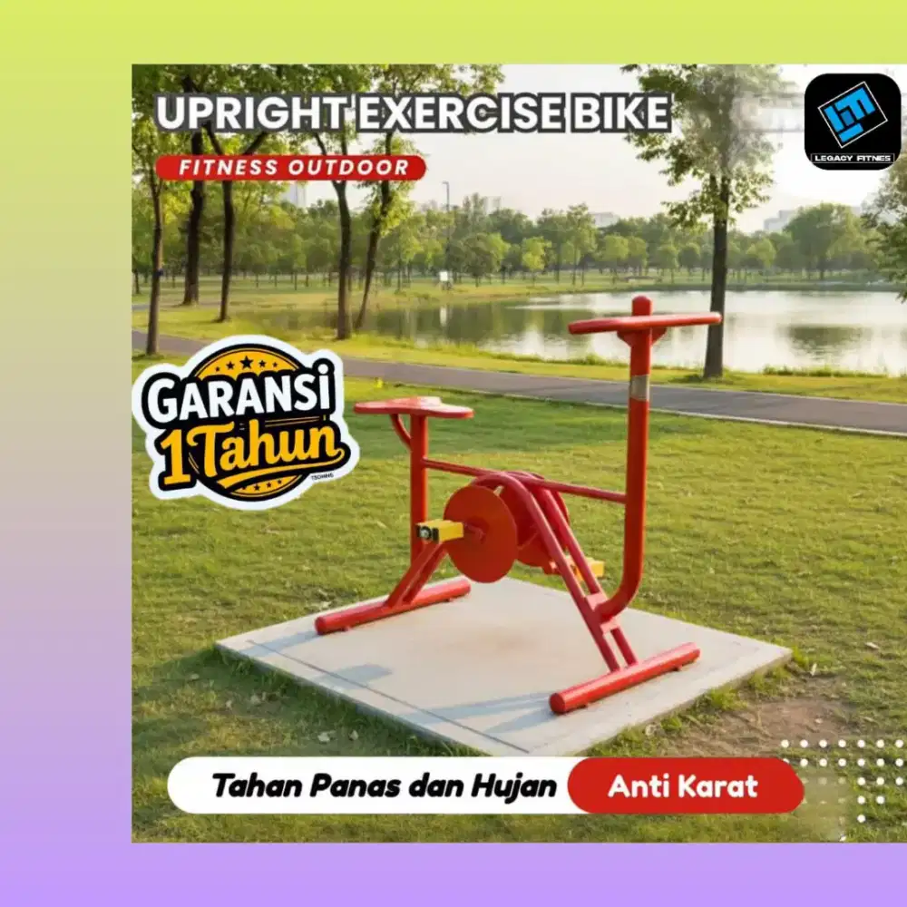 Alat fitnes outdoor Upright Exercise Bike HGT-717