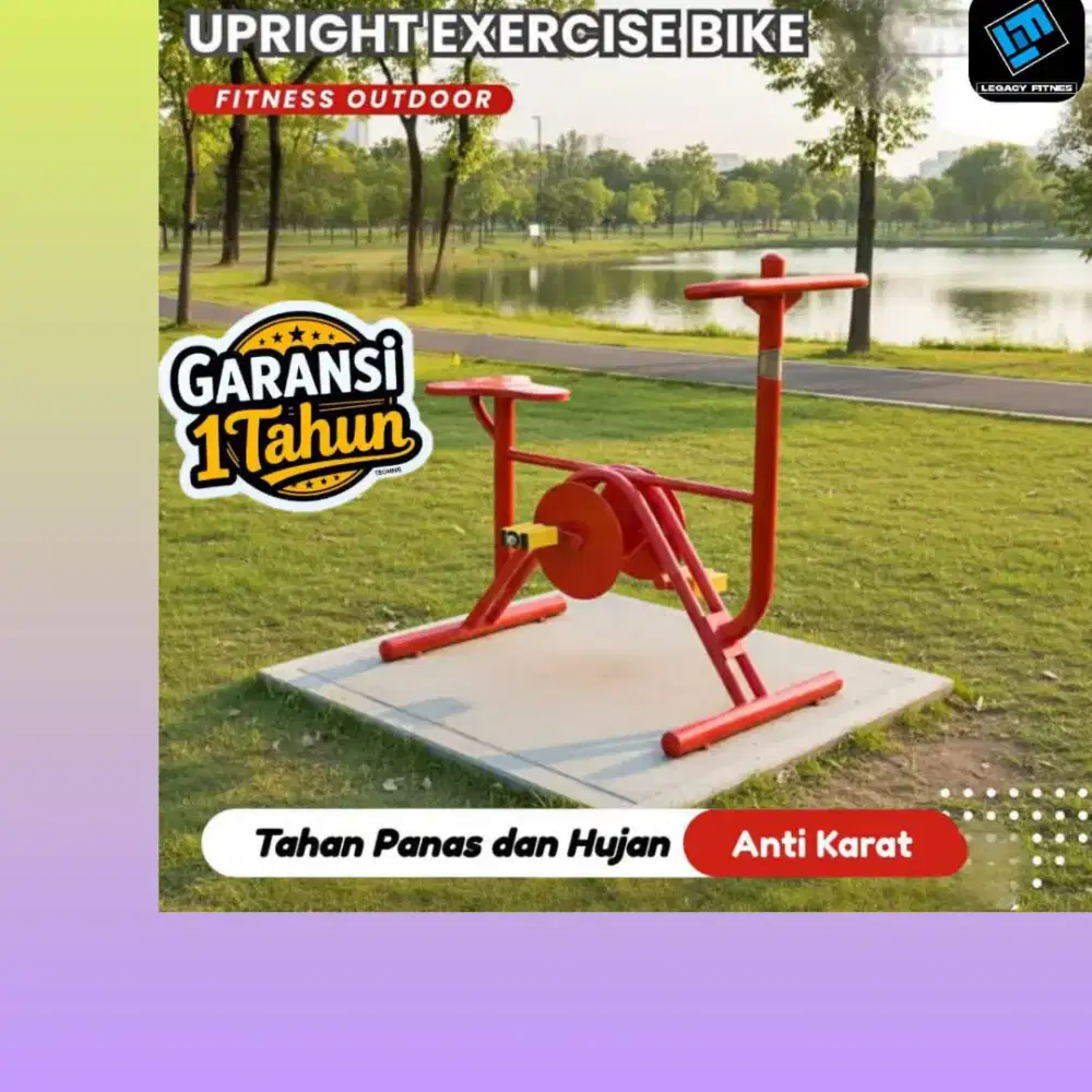 Alat fitnes outdoor Upright Exercise Bike HGT-717