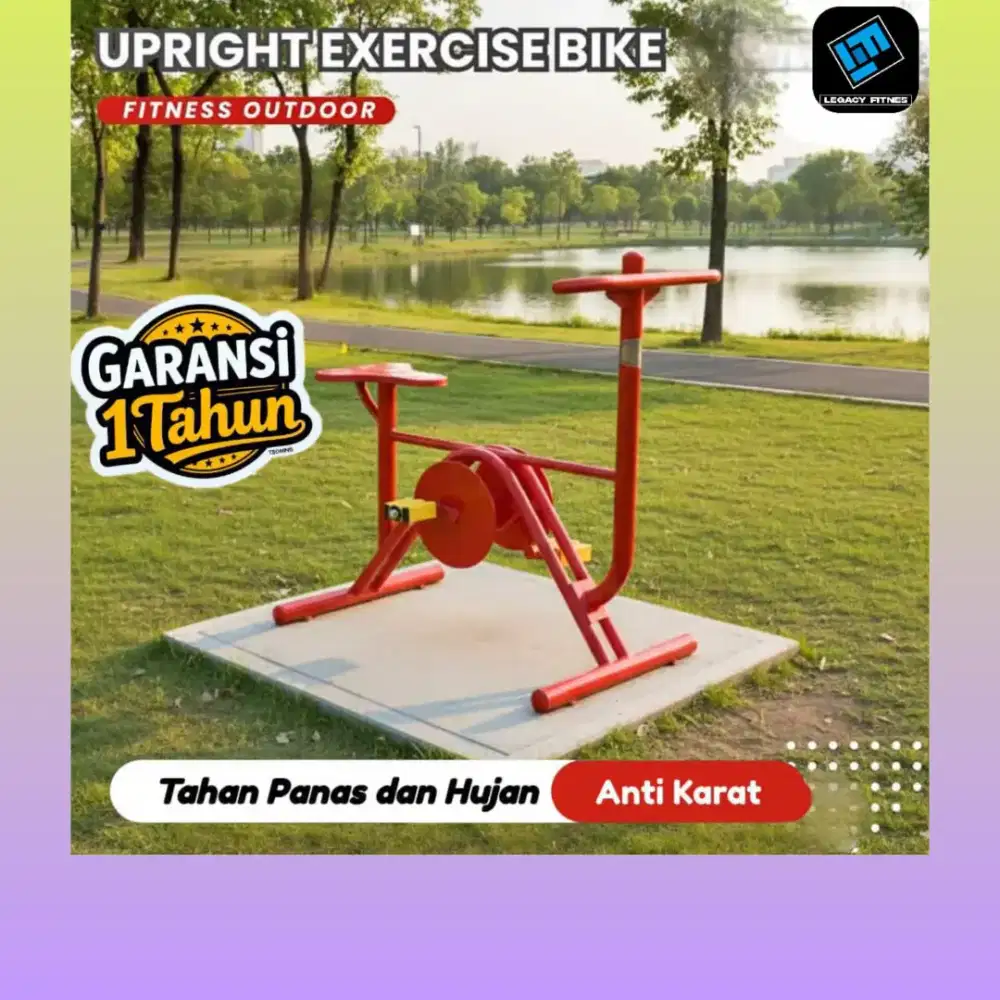 Alat fitnes outdoor Upright Exercise Bike HGT-717