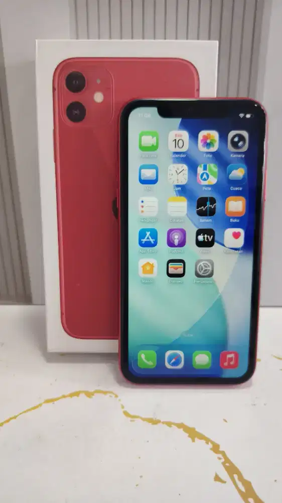 Iphone 11 128gb inter all op hp dus faceid&trutone on semua