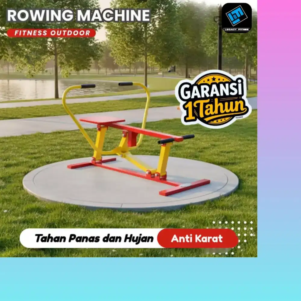 Alat fitnes outdoor Rowing Machine KTB-592