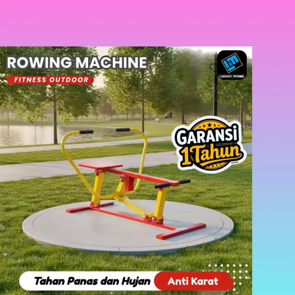 Alat fitnes outdoor Rowing Machine KTB-592