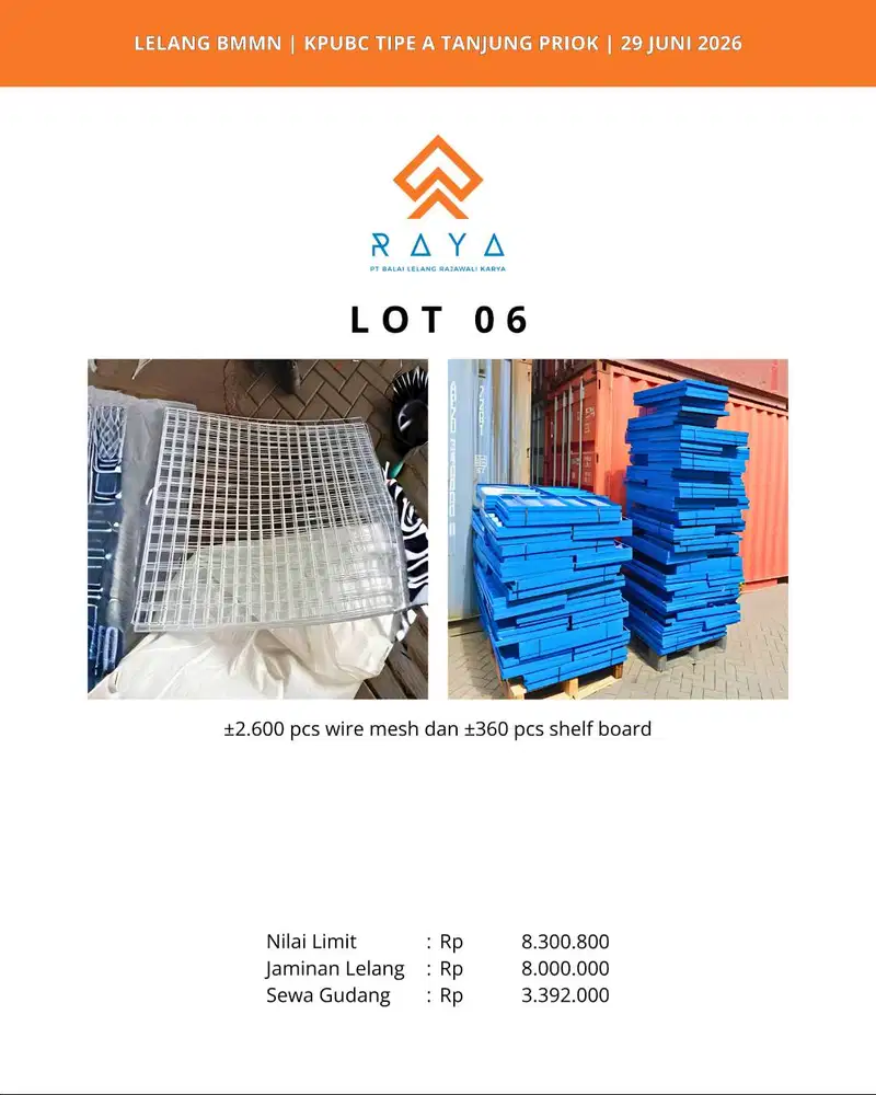 WIRE MESH DAN SHELVES BOARD