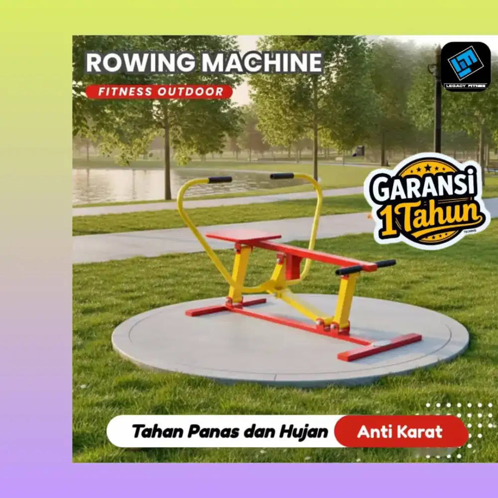 Alat fitnes outdoor Rowing Machine KTB-592
