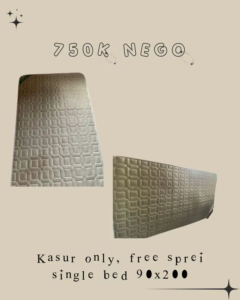 PRELOVED KASUR SINGLE MERK ROLKA