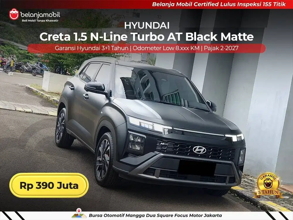[ LOW 8RB KM ] Hyundai Creta 1.5 N-Line Non Turbo AT 2025 2026