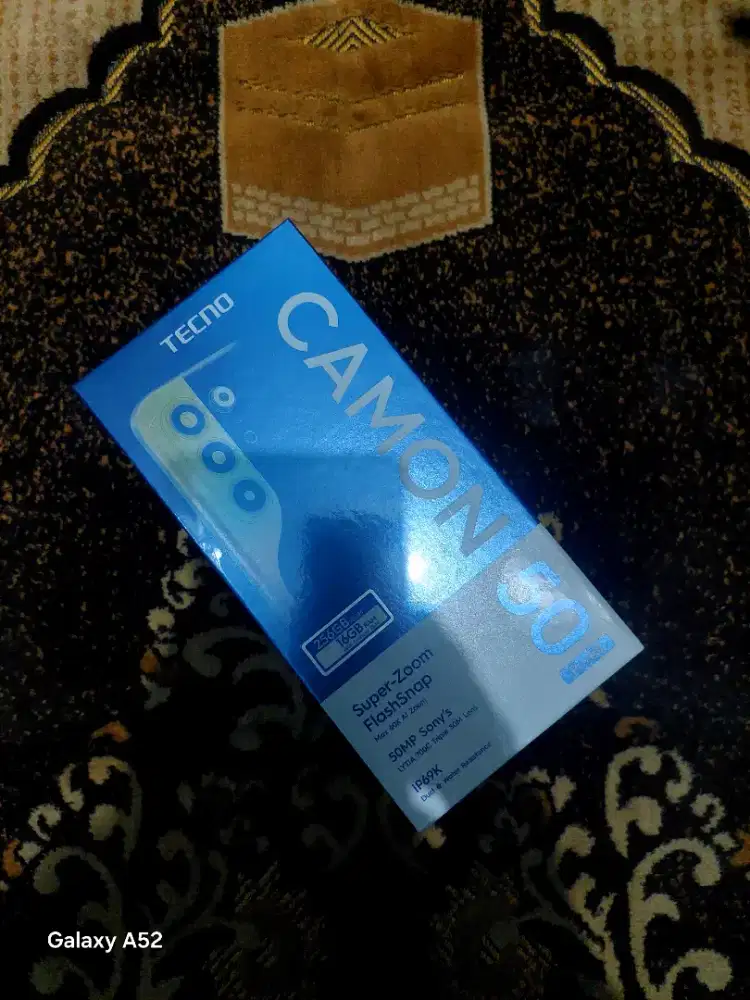 Tecno Camon 50 Pro 5G 8+8/256GB Segelbox New Resmi 13 Bulan