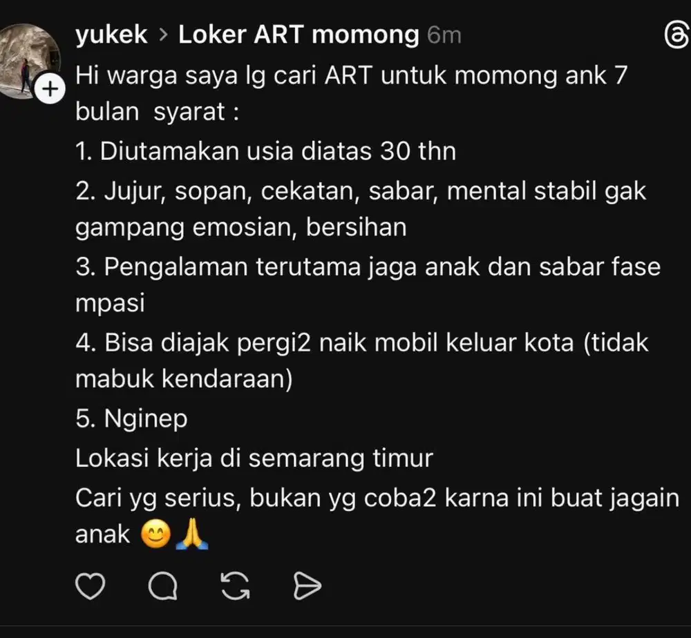 Loker ART momong