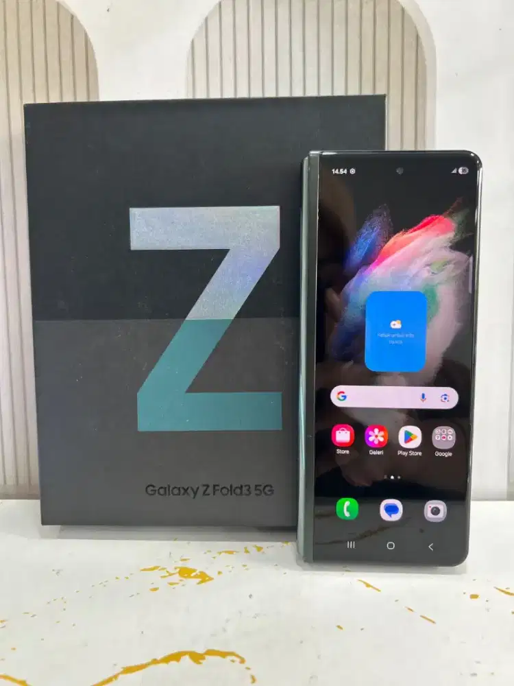 Samsung z fold 3 12/256 lengkap full ori