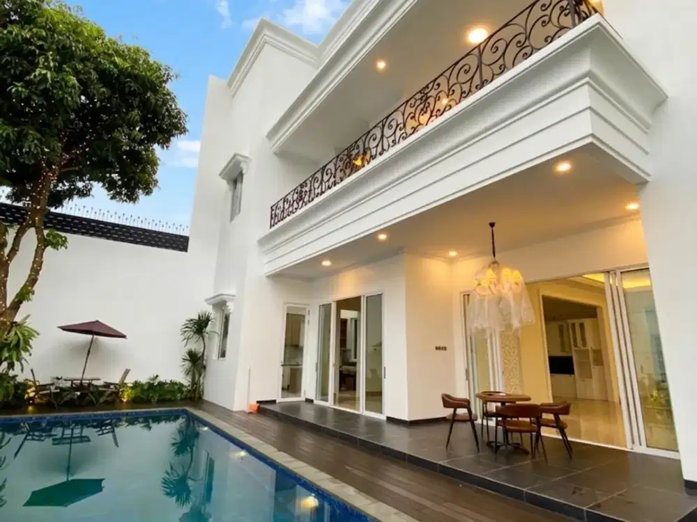 Dijual Rumah Mewah Strategis 2 Lantai Ada Swimming Pool Dekat Pondok Indah Mall di Pondok Indah Jaksel Lr-3388