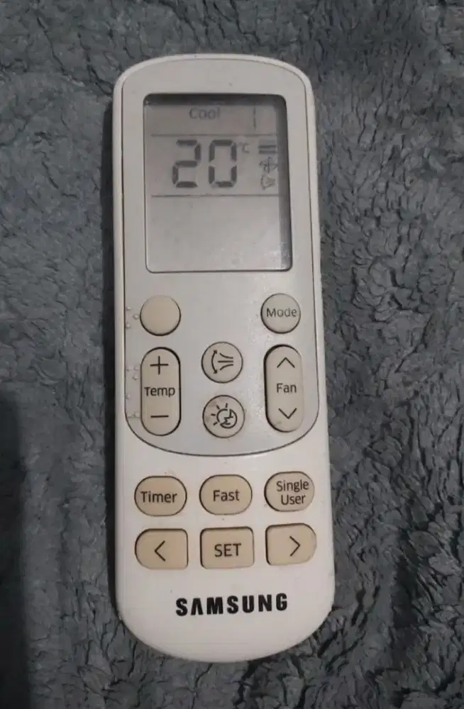 Remote AC Samsung Original Bawaan.Fungsi Normal