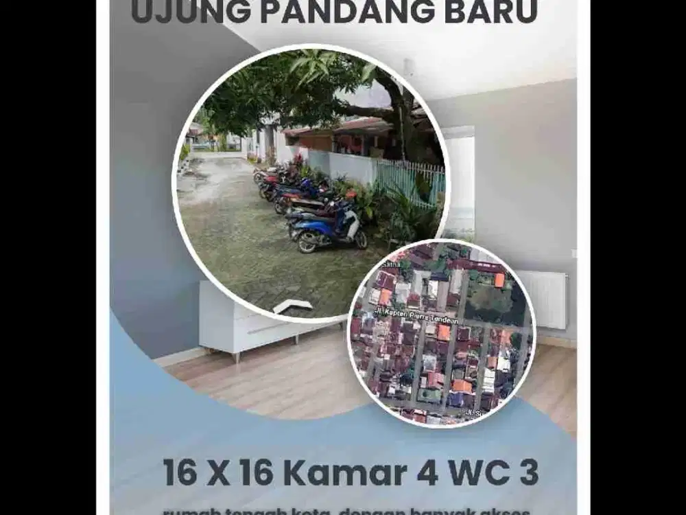 Rumah Jl Kapten Piere Tendean 
Tembus Jl Sunu III
16X16 
4 Kamar Mandi 
3 Kamar Tidur 
Tengah Kota 
Rp. 2.5 Milyar