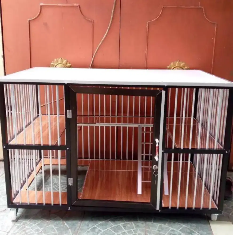 Kandang kucing alumunium