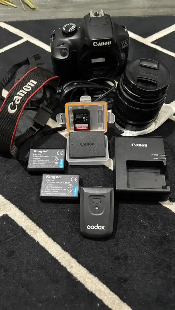 Camera canon eos 3000d banyak bonus