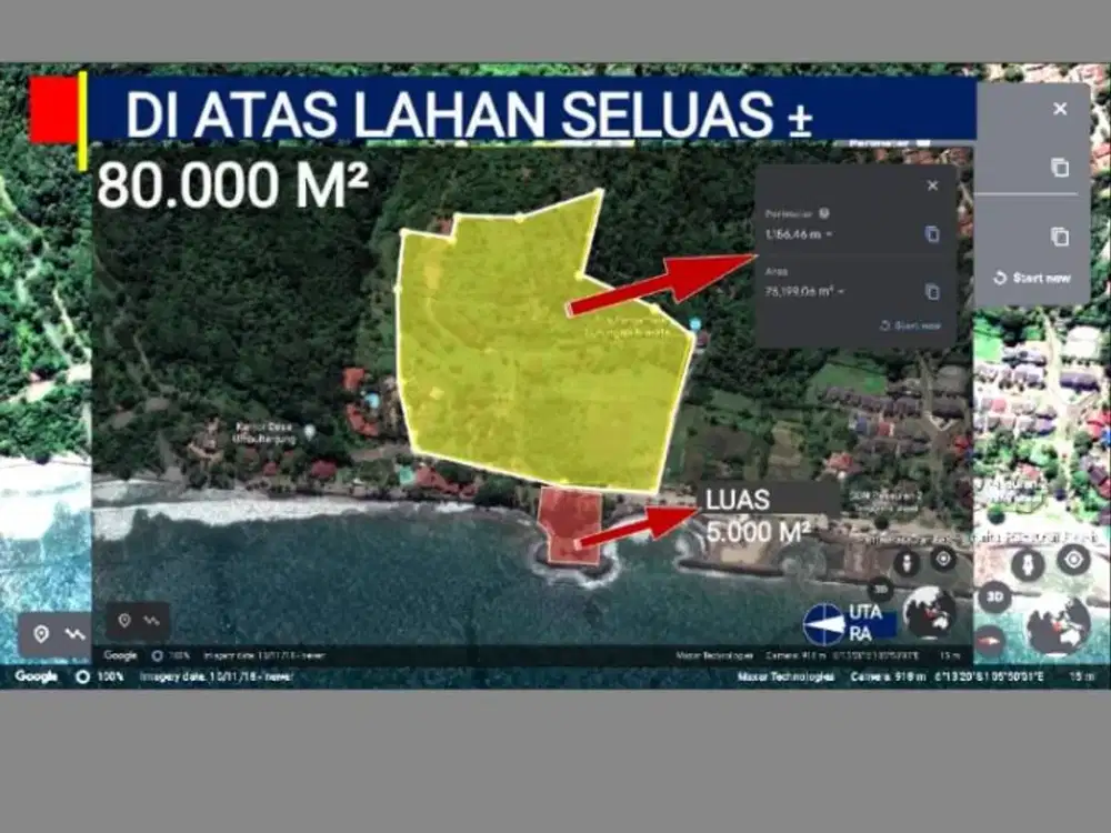 Tanah Lokasi Dekat Hotel Novus Jiva Anyer