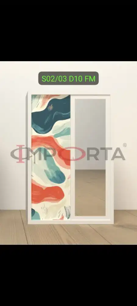 READY LEMARI BESI 2 PINTU TERMURAH