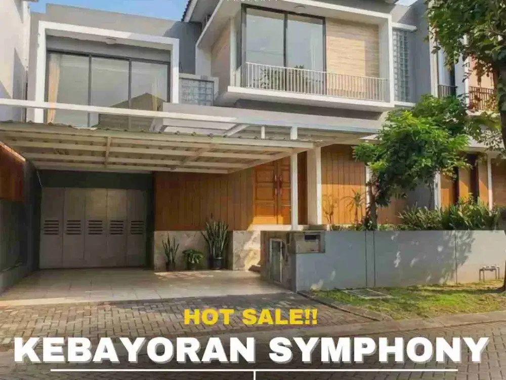 TURUN HARGA Rumah siap huni lokasi strategis di KEBAYORAN SYMPHONY BINTARO