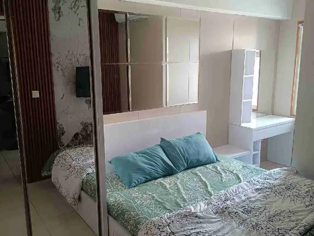 Dijual Apartemen Springlake Tower Azola Summarecon Bekasi, Type 2BR 42 m2, SHM, Full Furnish, Harga 435 Juta