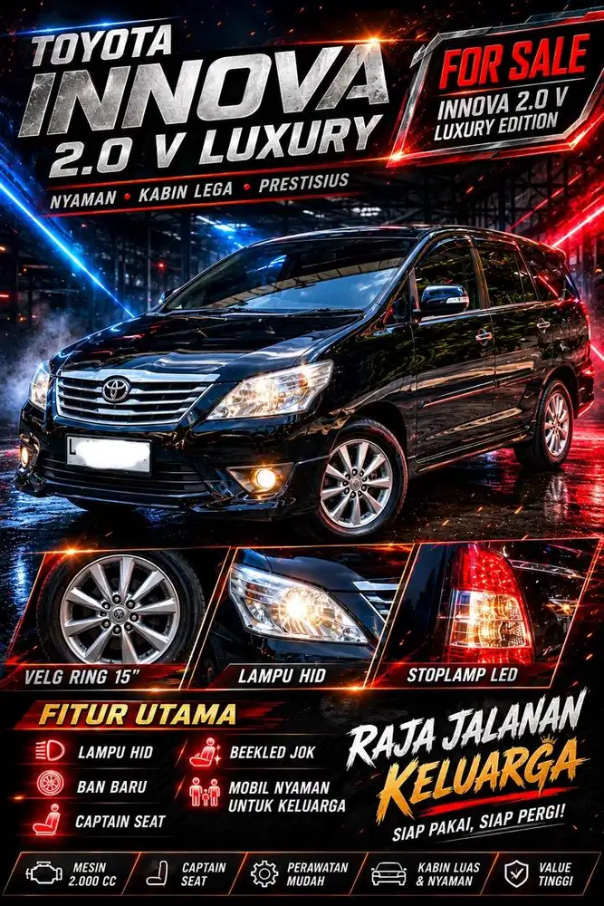 Toyota Kijang Grand Innova 2.0 V Luxury 2012