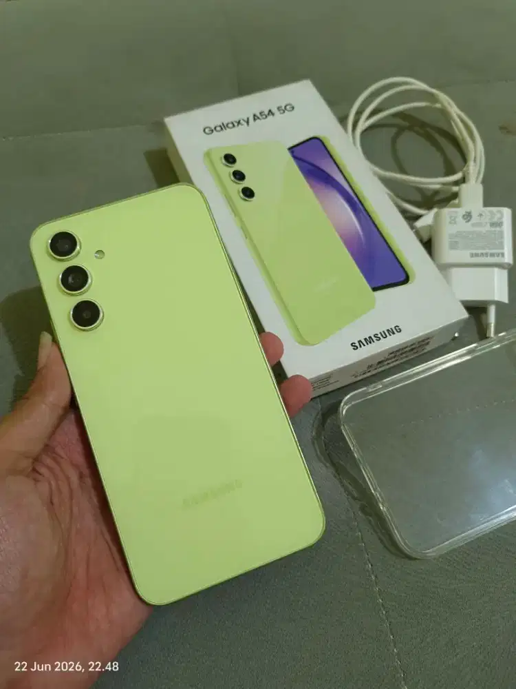 Samsung A54 5g 8/256gb lengkap siap garansi