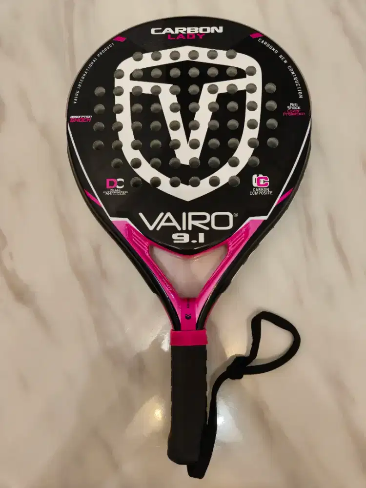 Raket Padel Pemula, kondisi mulus, Vairo 9.1