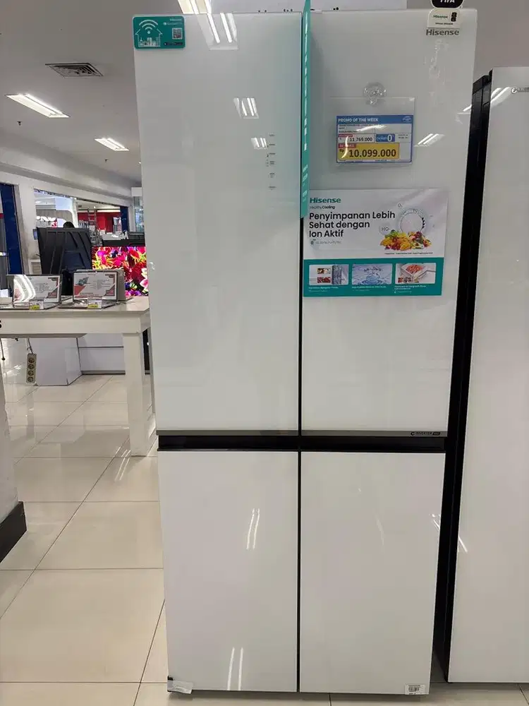 kulkas Multidoor Hisense White