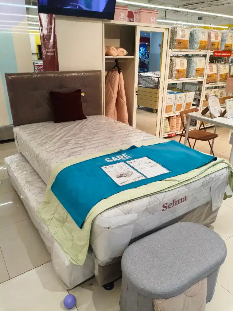 Tempat Tidur Sorong Soica 2 in 1 – Praktis & Hemat Tempat!