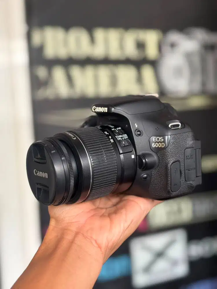 Canon EOS 600D Kit 18-55 IS II Siap Pakai