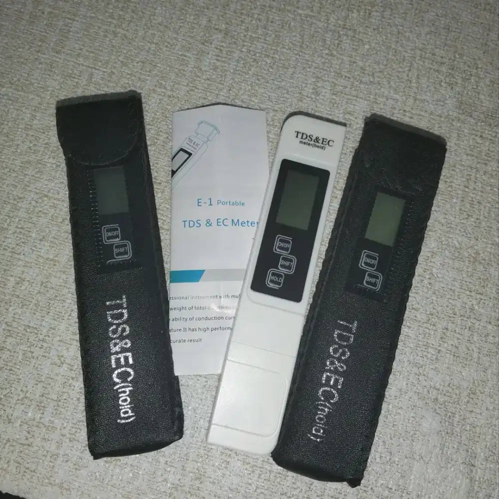 EC TDS Meter Pena Pengukur 3 in 1 PPM Kualitas Air Tester Hidroponik