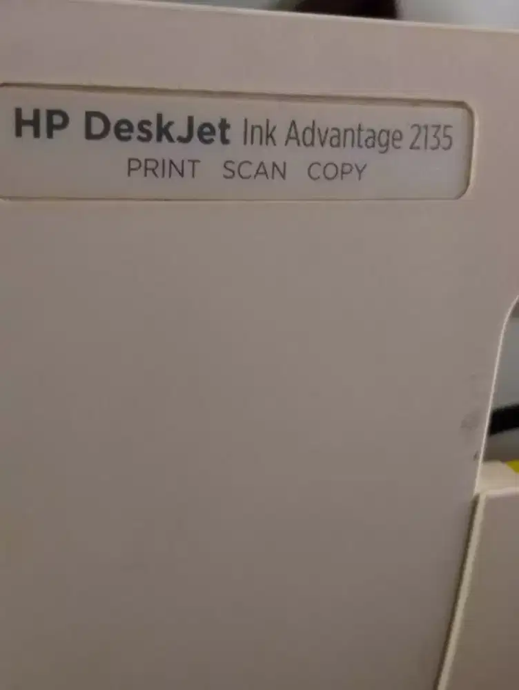 Dijual printer HP deskjet Ink Advantage 2135 print, scan, copy.