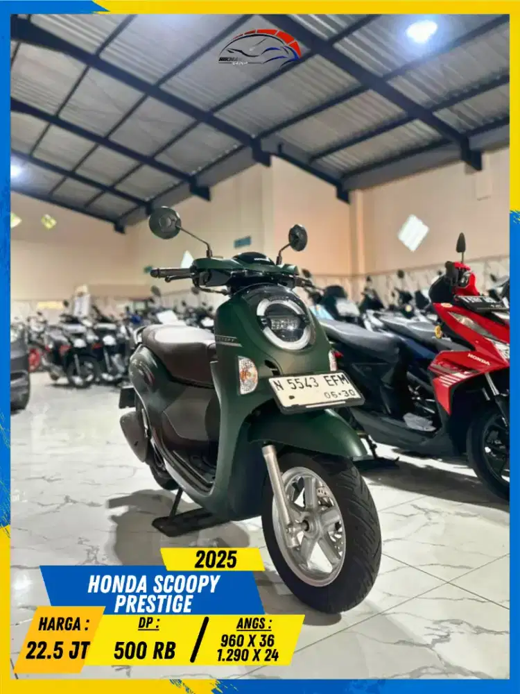 HONDA SCOOPY PRESTIGE 2025 MANTAP POLL HIKMAH MOTOR KEPUH MALANG