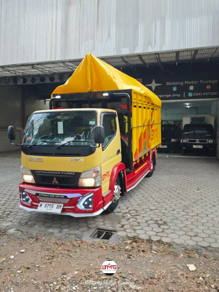 Truck Bak Kayu Canter FE74HDV 2014