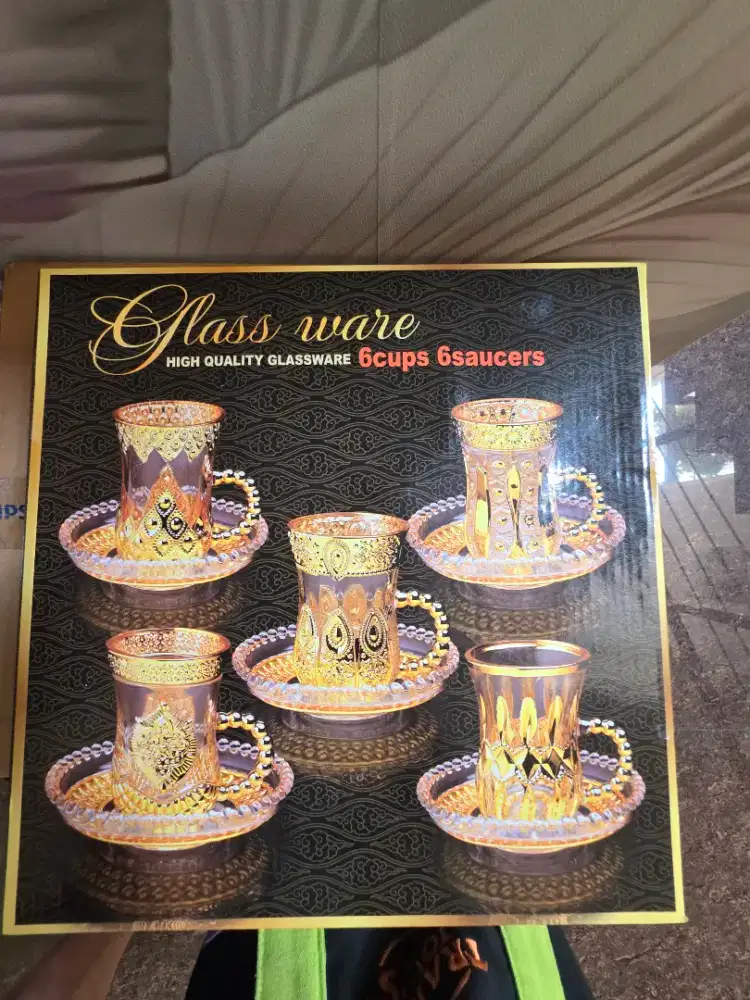 Cangkir gelas set turki