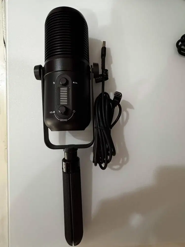 SOUNDTECH 2.1 USB CONDENSER MICROPHONE CARDLOID AND OMNIDIRECT FOR PC