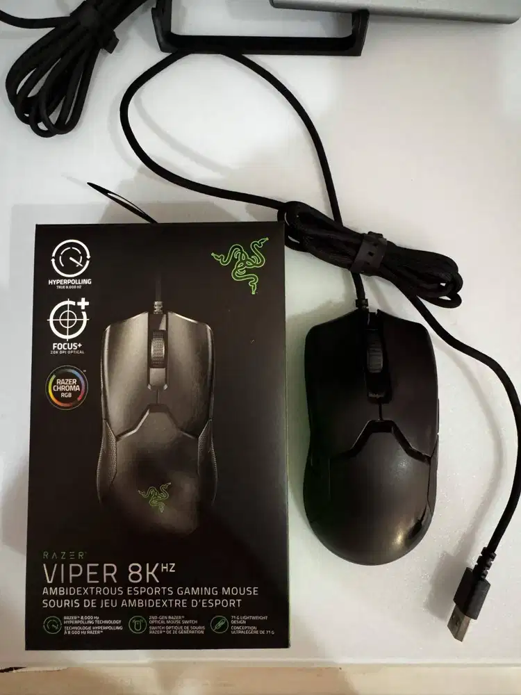 Razer Viper 8Khz Wired - Black color