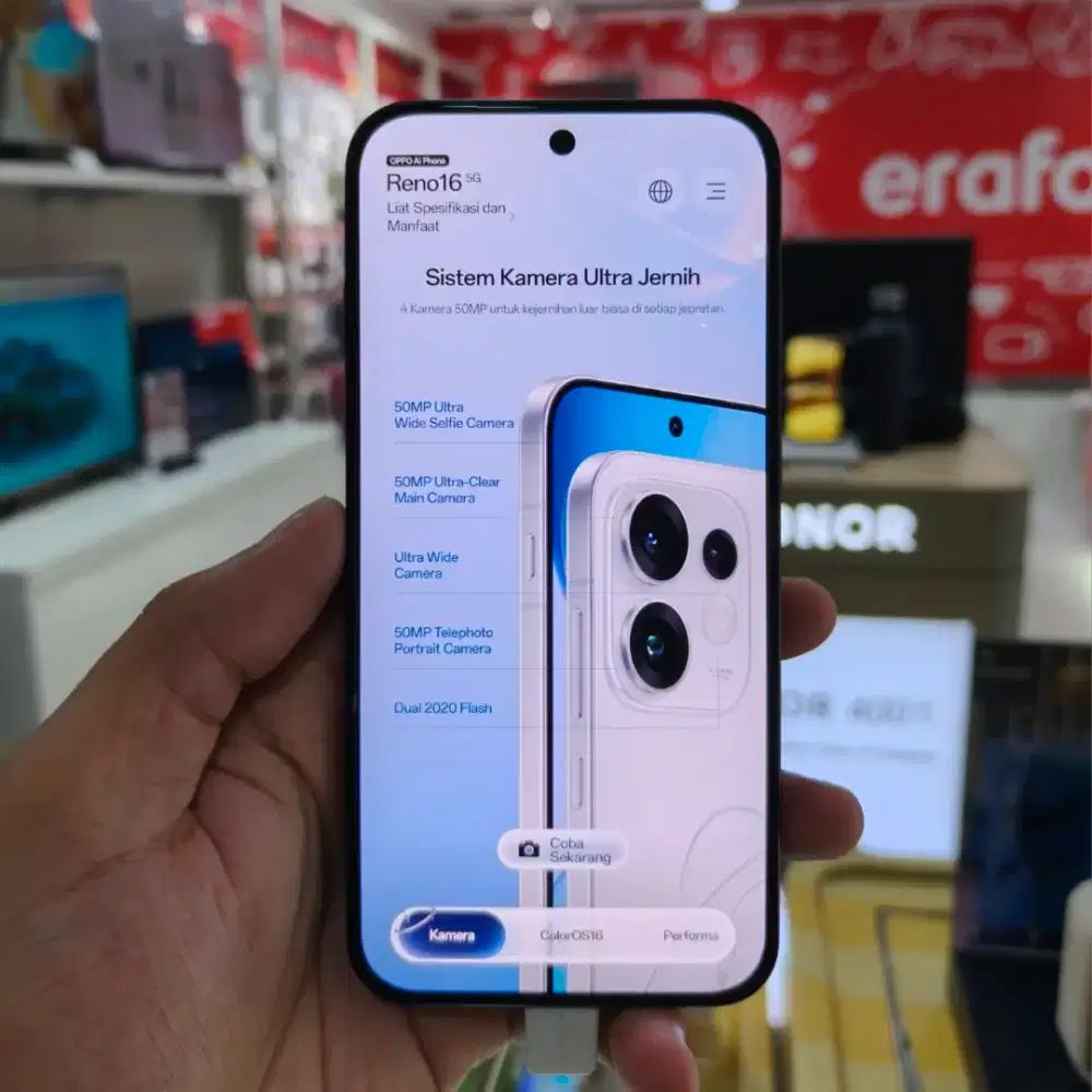 New Product! OPPO Reno16 5G – Cicilan 0% 12 Bulan