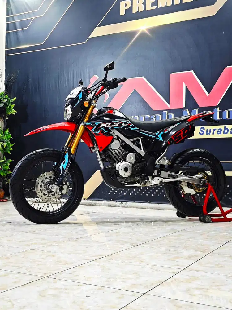 Kawasaki KLX 150 BF EXTREME Red TH 2018 odo 9rb siap pakai