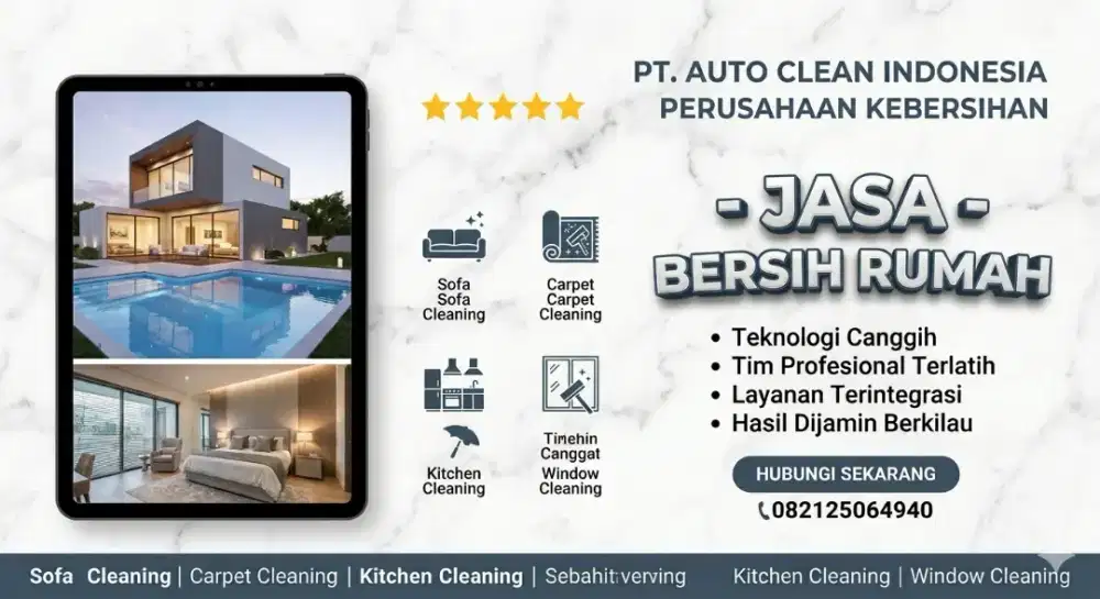Jasa Bersih Rumah - Cuci Kasur - Cuci Sofa - Cuci Gorden - Cuci Toren