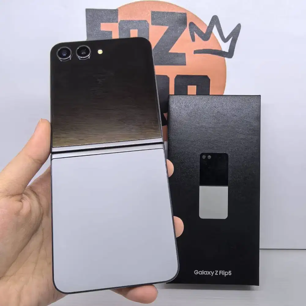 Exclusive GRAY Samsung Z Flip 5 8/512gb Mulus FULLSET No Minus