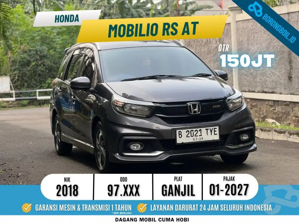 NEGO SAMPE DEAL! HONDA MOBILIO RS CVT 2018 ABU ABU