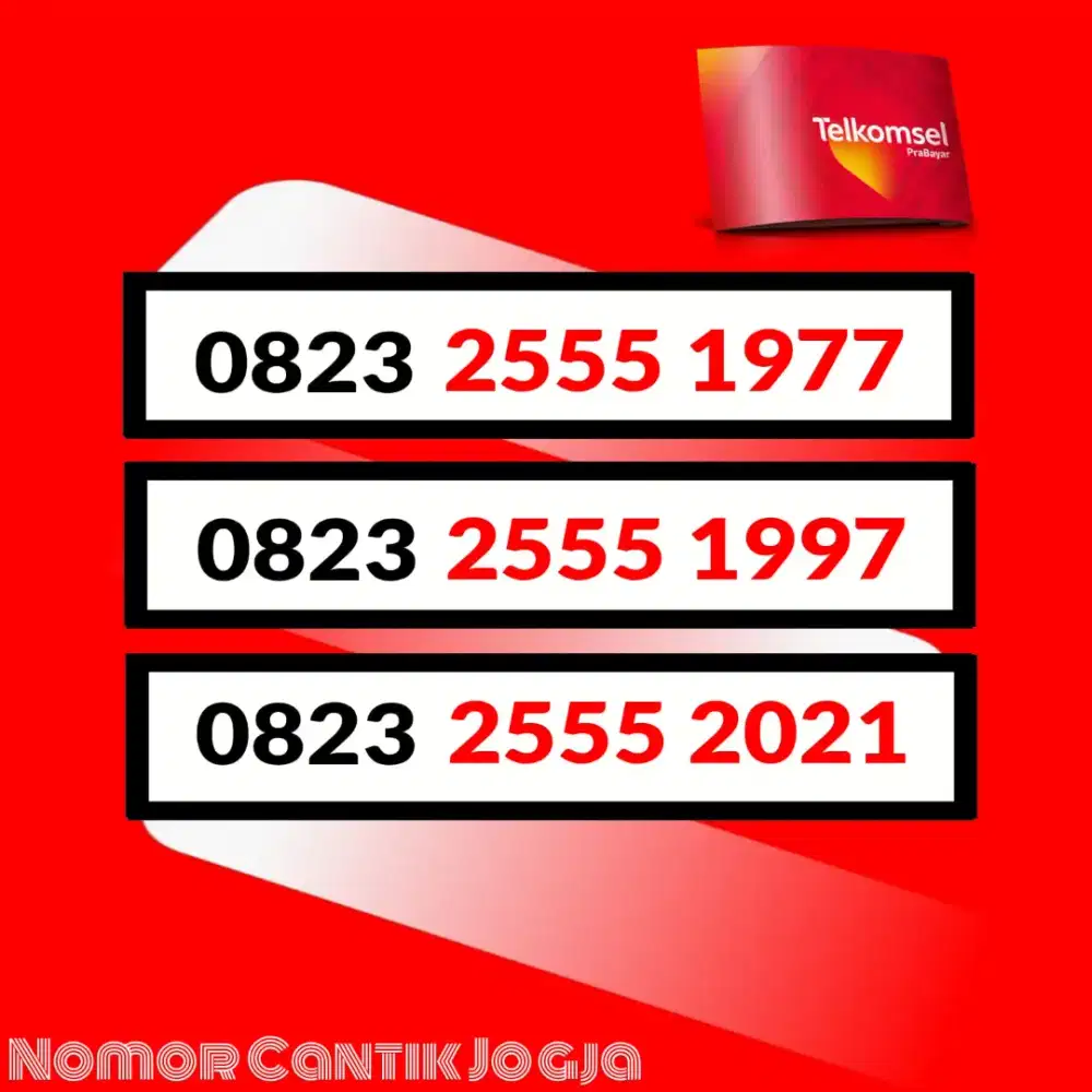 Nomor Cantik Simpati Angka Tahun Kelahiran