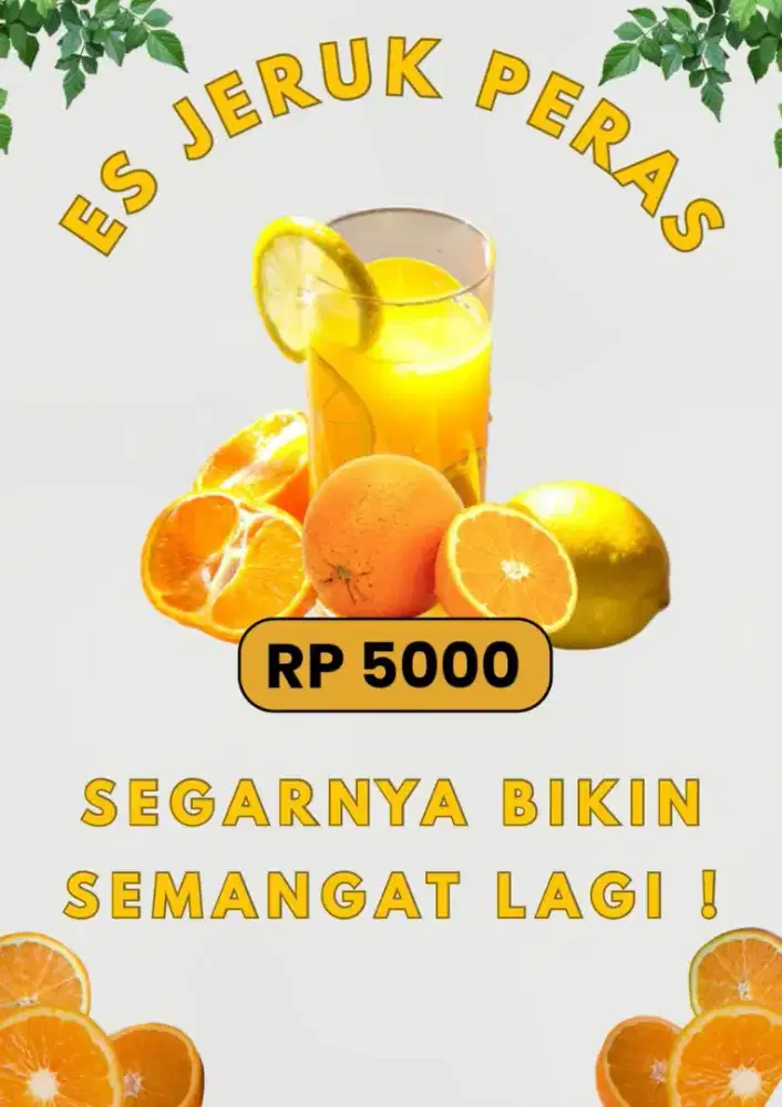 Cari karyawan es jeruk peras