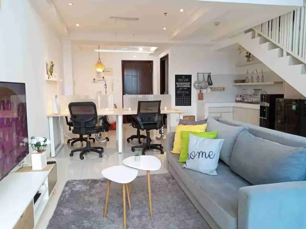 Disewakan Unit Apartemen SOHO Podomoro City Tanjung Duren Jakarta Barat Tipe Maple Furnished dan Lokasi Strategis