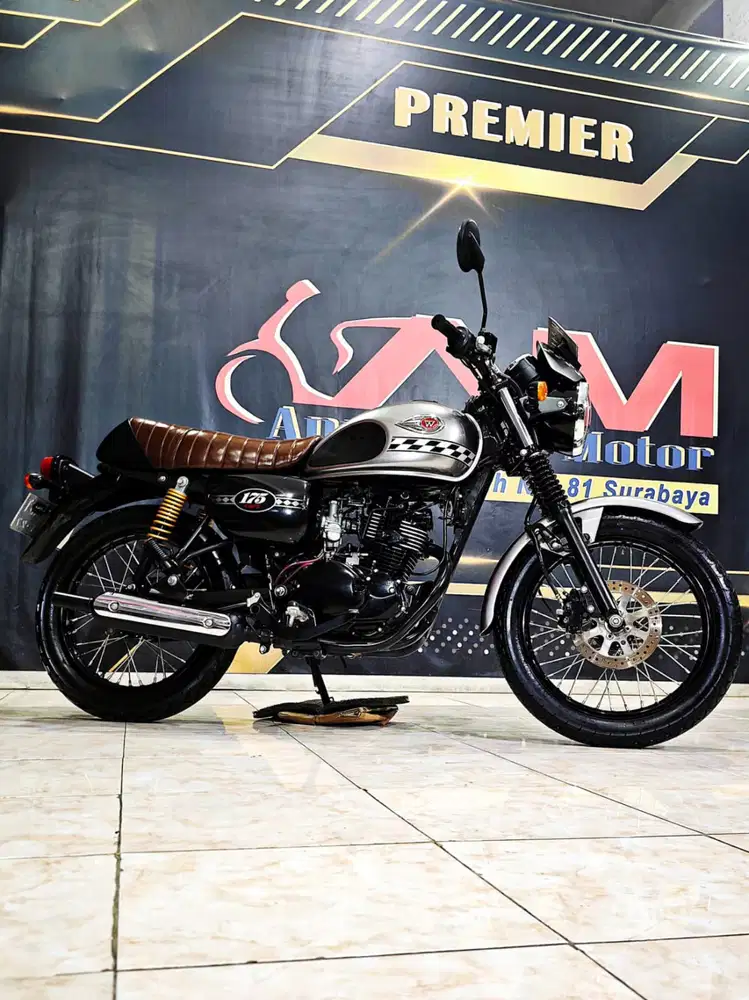 Kawasaki W175 Cafe series NIK 2022 mulus cakep