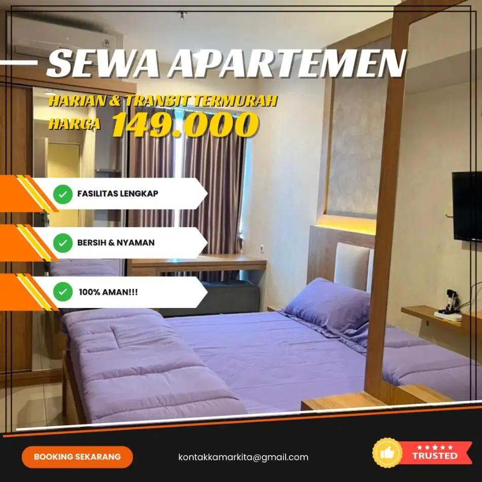 Sewa apartemen Springwood residence tangerang harian & Transit Murah
