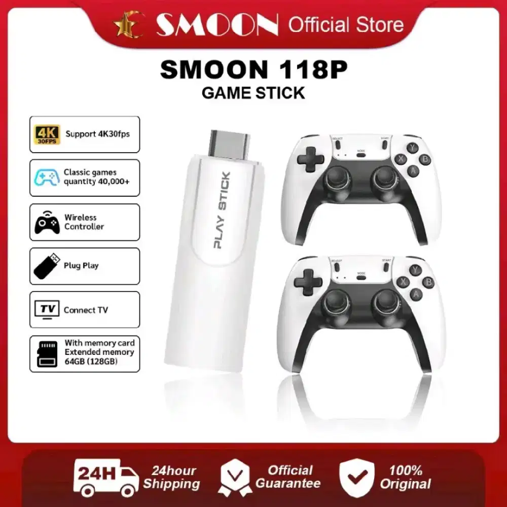 SMOON 118P - PLAYGAME - DOUBLE STICK - GAMES CLASSIC  gamepad
