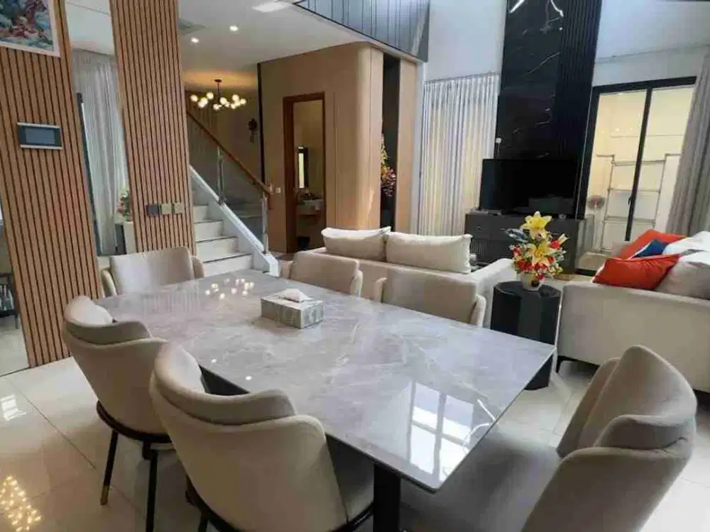 Mewah Full Furnished ada kolam renang dalam cluster di kota wisata cibubur