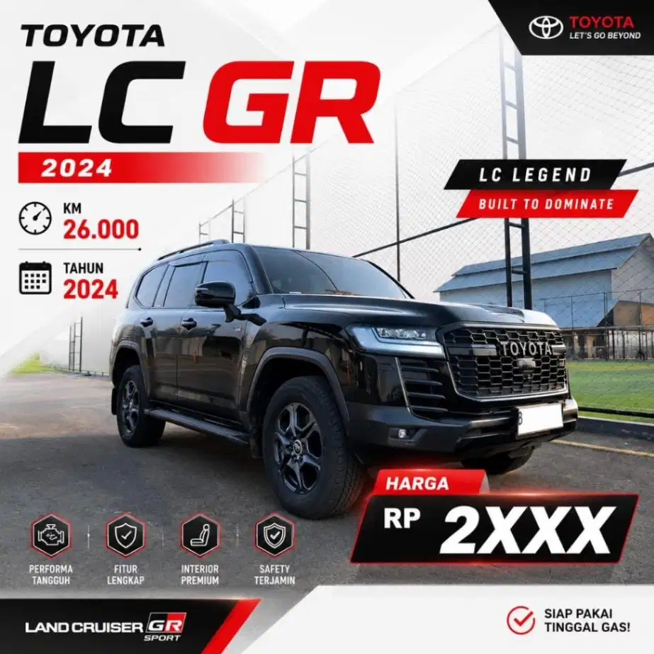 Toyota Land Cruiser GR Sport 3.3L Tahun 2024
