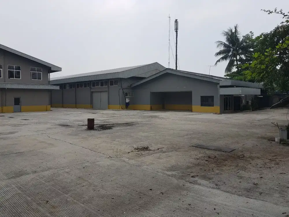 DAHSYAT ! DIJUAL HARGA DIBAWAH NJOP GUDANG SIAP PAKAI AREA KAWASAN INDUSTRI Di CAKUNG JAKARTA TIMUR (Ex Pabrik Kaleng Makanan.)