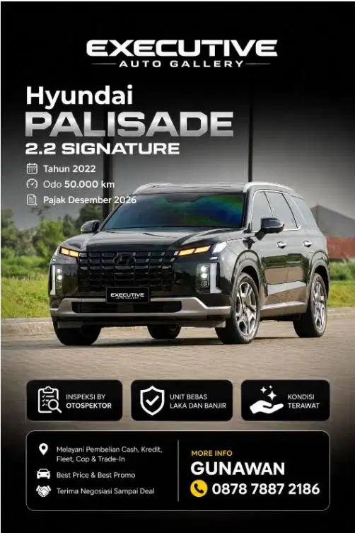 Hyundai Palisade 2.2D Signatured Tahun 2022